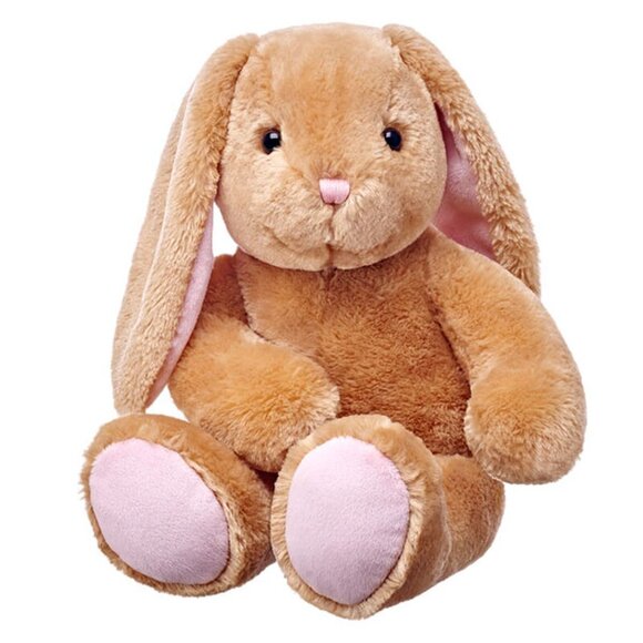 BUILD-A-BEAR Bunny Plush Pawlette Long Ears Light Brown Fur Brown Eyes Pink Nose - Picture 12 of 13